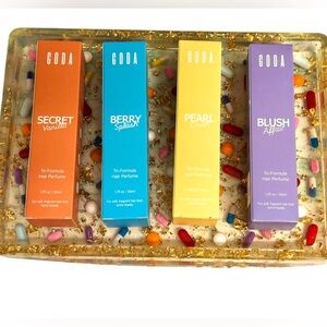 GODA 4 Pc Hair Perfume Secret Vanilla Blush Affair Berry Splash Pearl Crush NIB